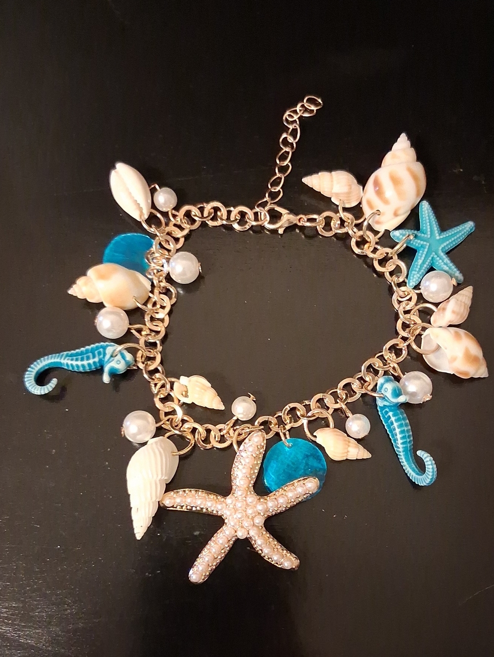Ocean Themed Charm Bracelet New